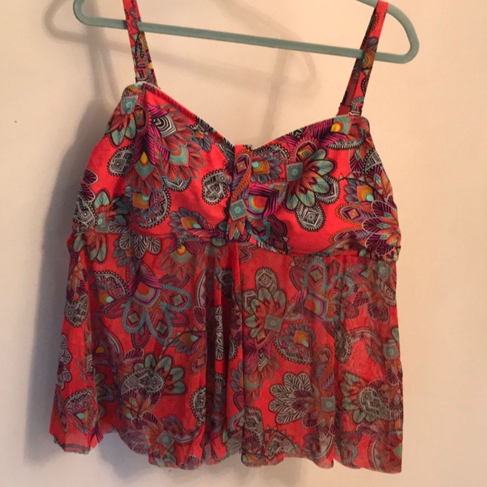 Croft & Barrow Tankini top 26W